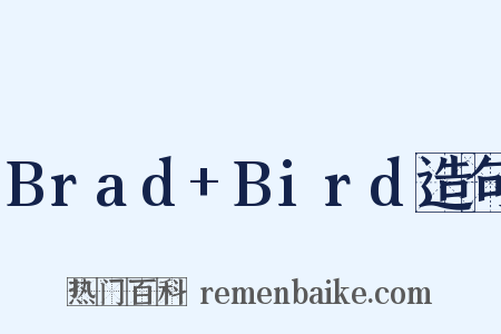 Brad+Bird造句是什么意思的图片